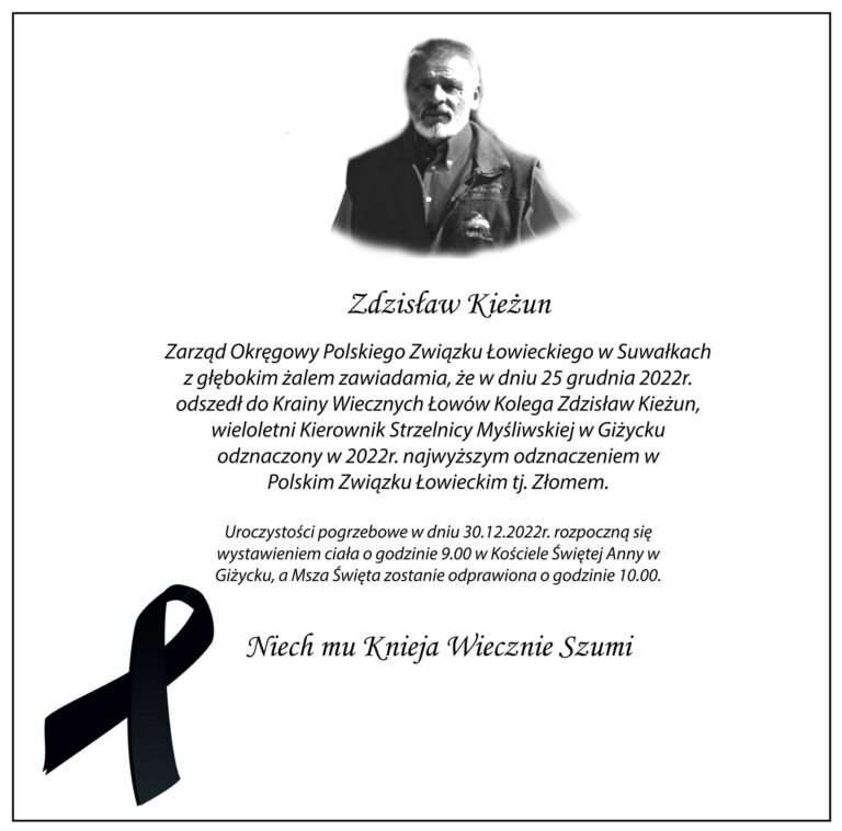 Read more about the article Pożegnanie Zbigniewa Kieżunia